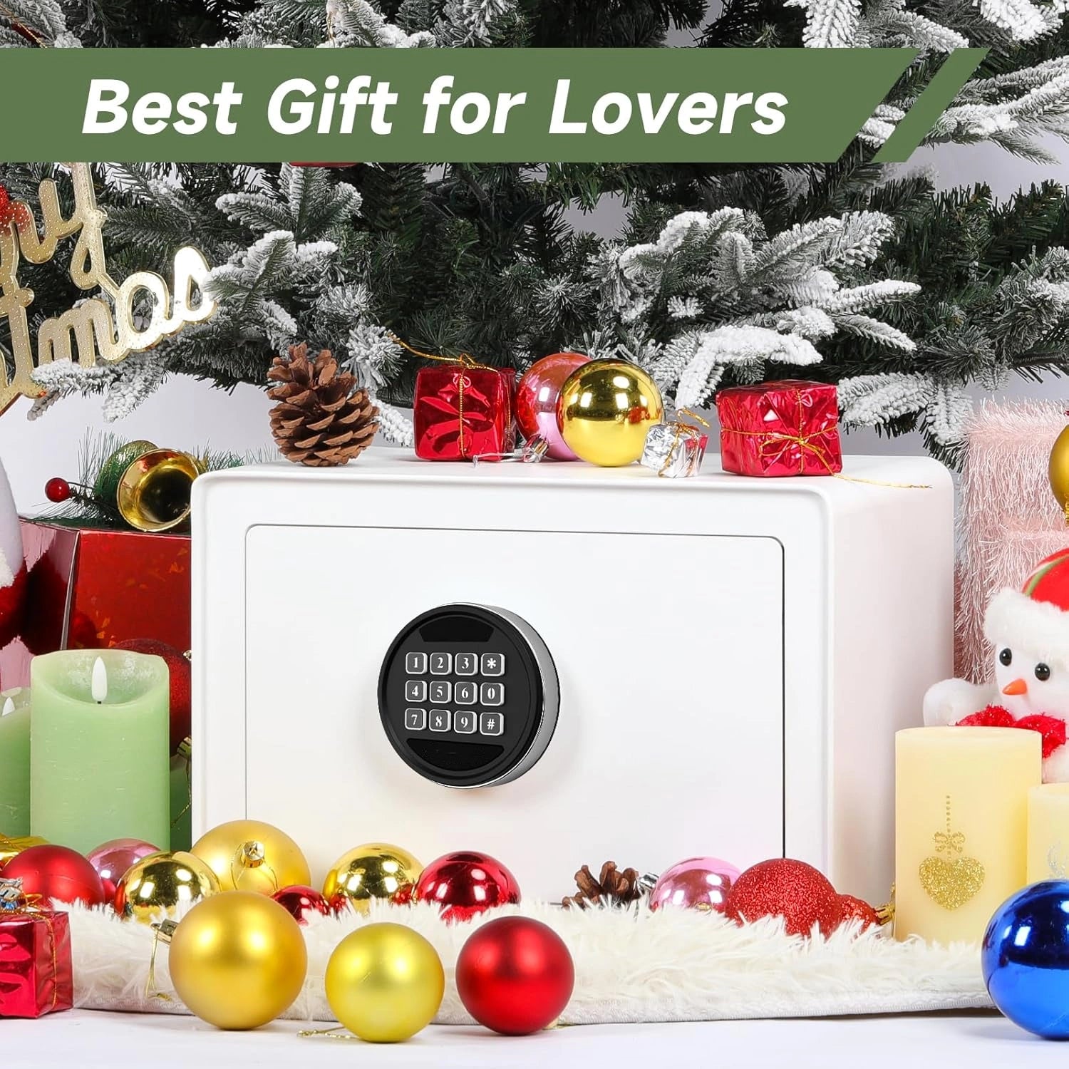 1.2 Cu.Ft Digital Jewelry Safe Box with Keypad, Steel