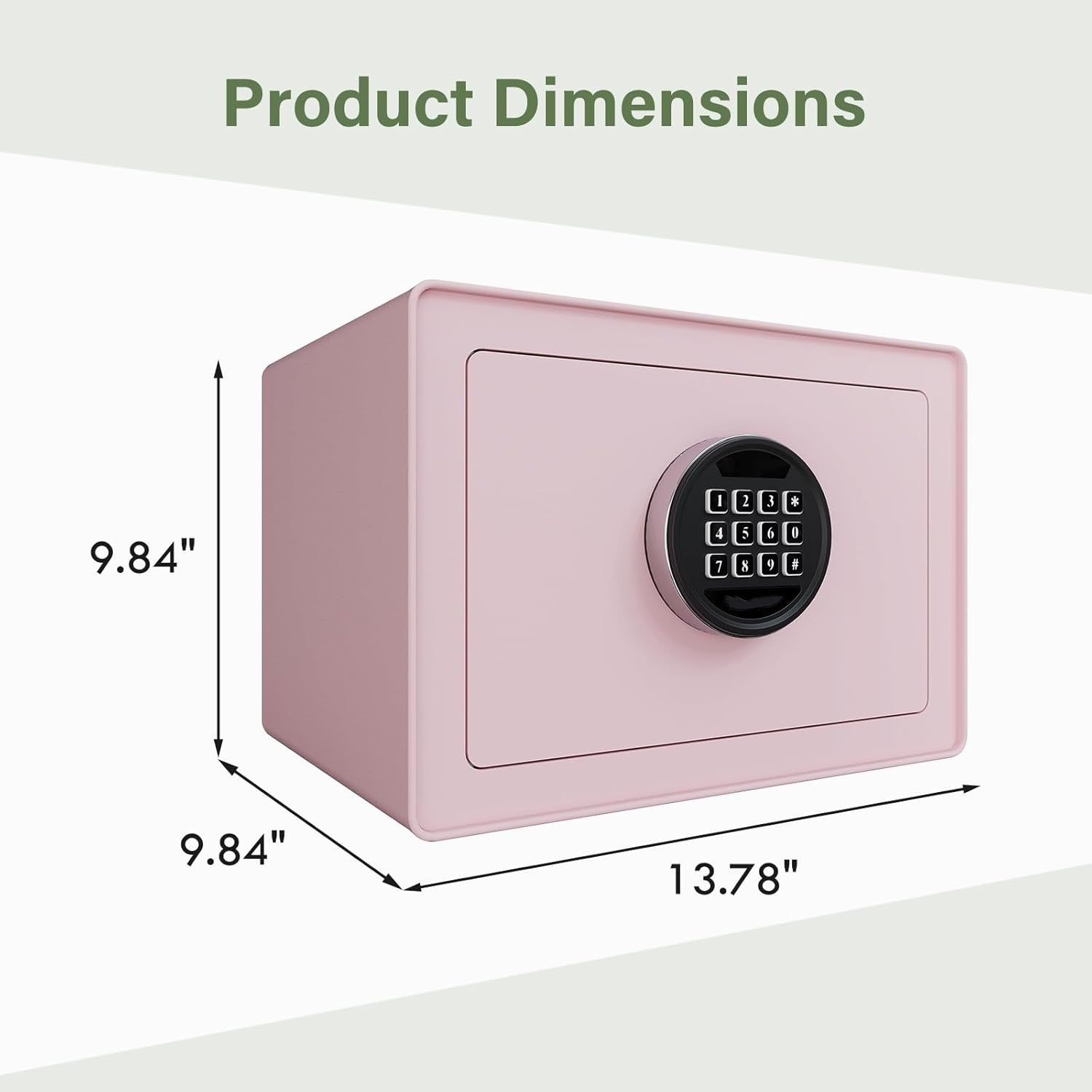 1.2 Cu.Ft Digital Jewelry Safe Box with Keypad, Steel