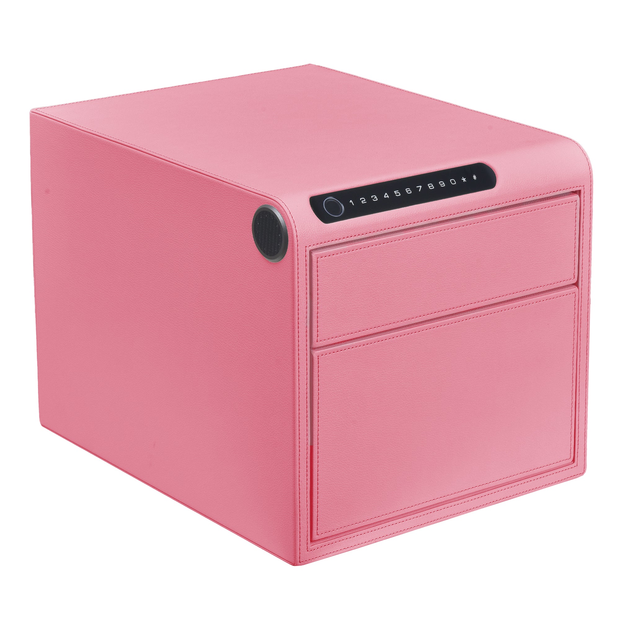 2 Drawer Jewelry Safe with Fingerprint Lock Auto Open Drawers Bluetooth