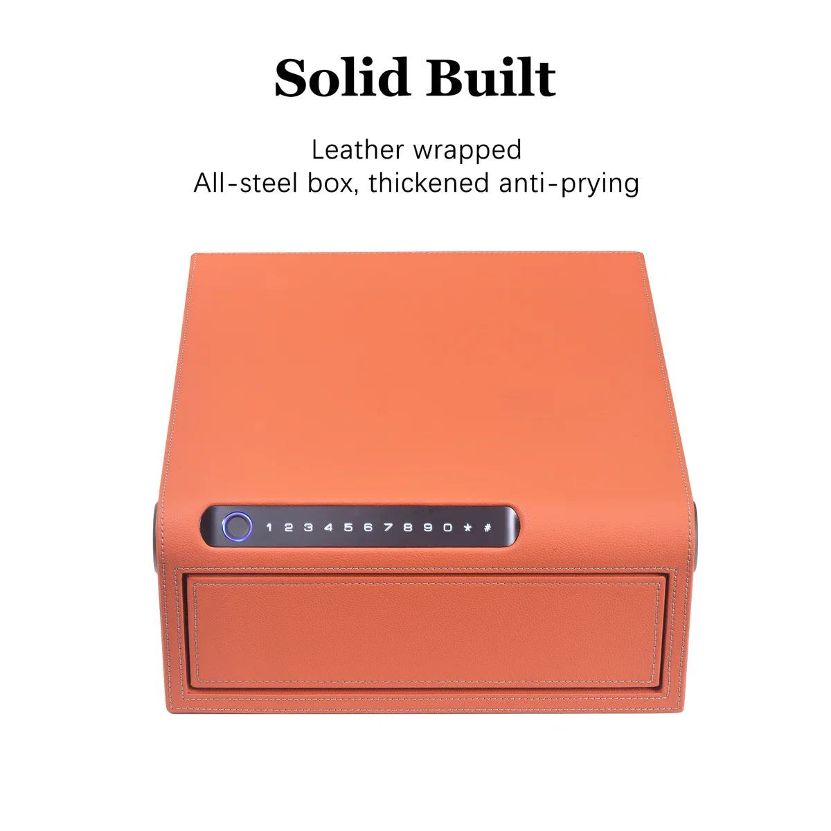 Smart Jewelry Safe Box with Bluetooth, Fingerprint Lock & Auto Open