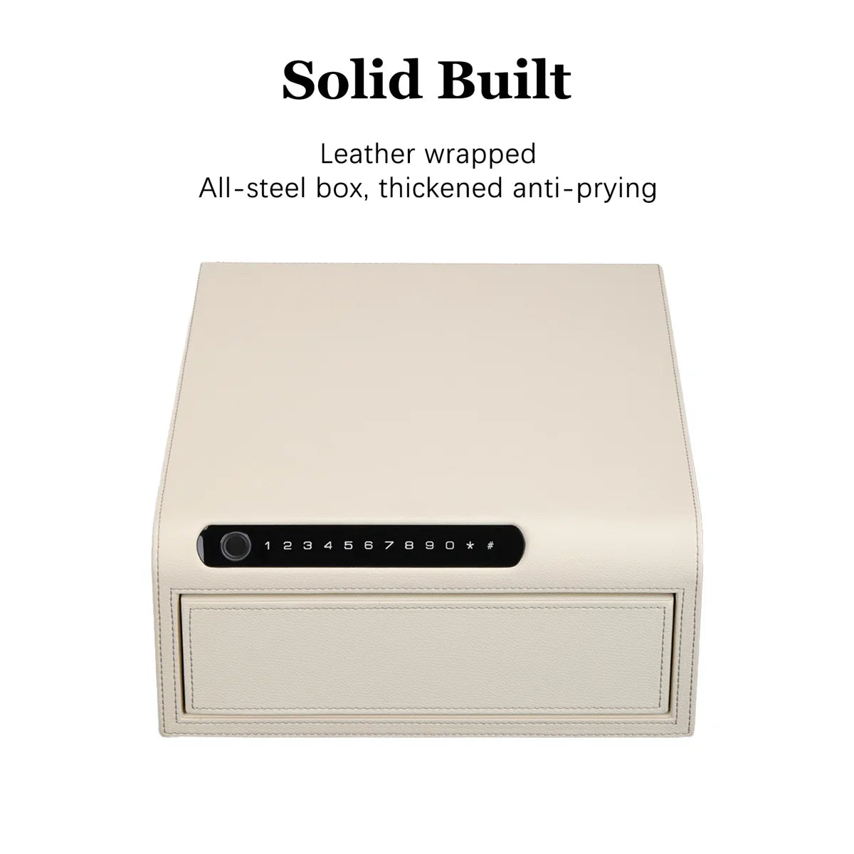 Smart Jewelry Safe Box with Bluetooth, Fingerprint Lock & Auto Open