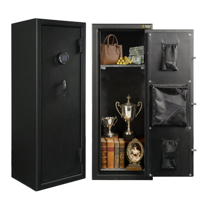 Large Fireproof Home Safe Cabinet 10.82 Cu Ft Heavy Steel One-Piece Design, No Assembly