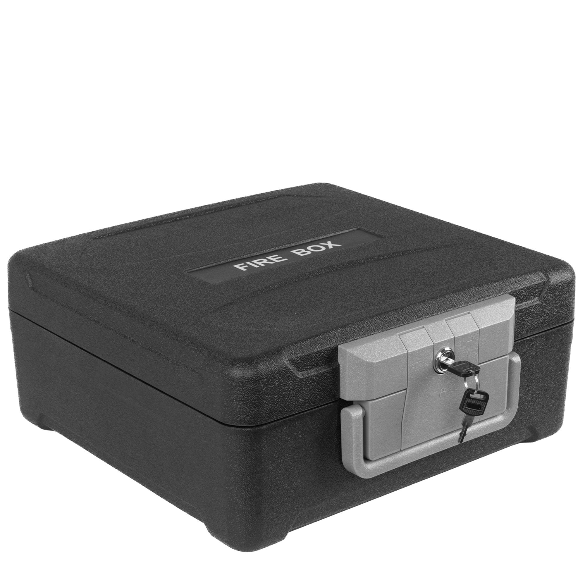 0.94 Cu Ft Fireproof Waterproof Chest Document Safe with Key Lock Strap LED