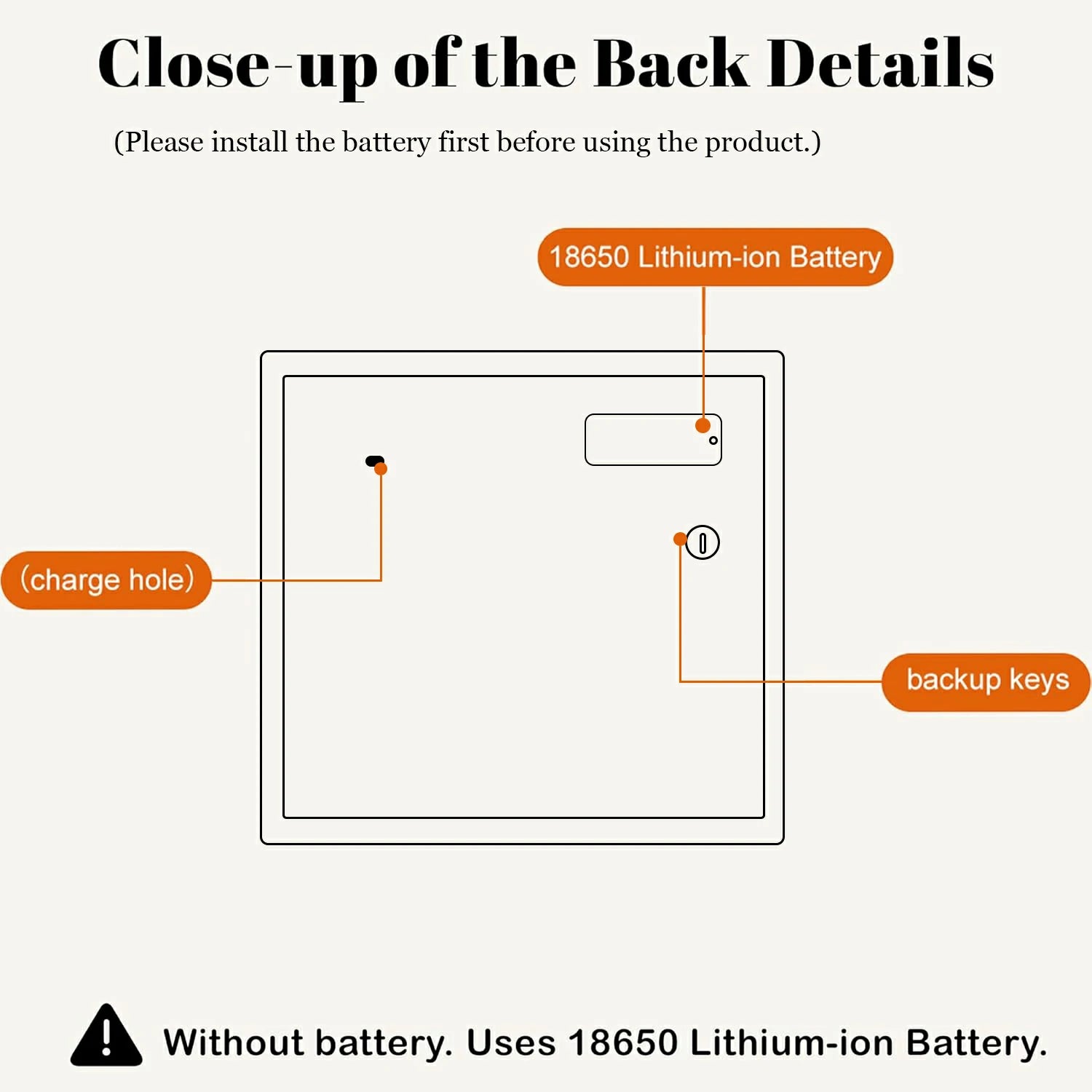 3 Drawers Smart Jewelry Safe Box with Bluetooth, Fingerprint Lock & Auto Open