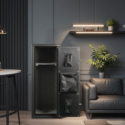 Large Fireproof Home Safe Cabinet 10.82 Cu Ft Heavy Steel One-Piece Design, No Assembly