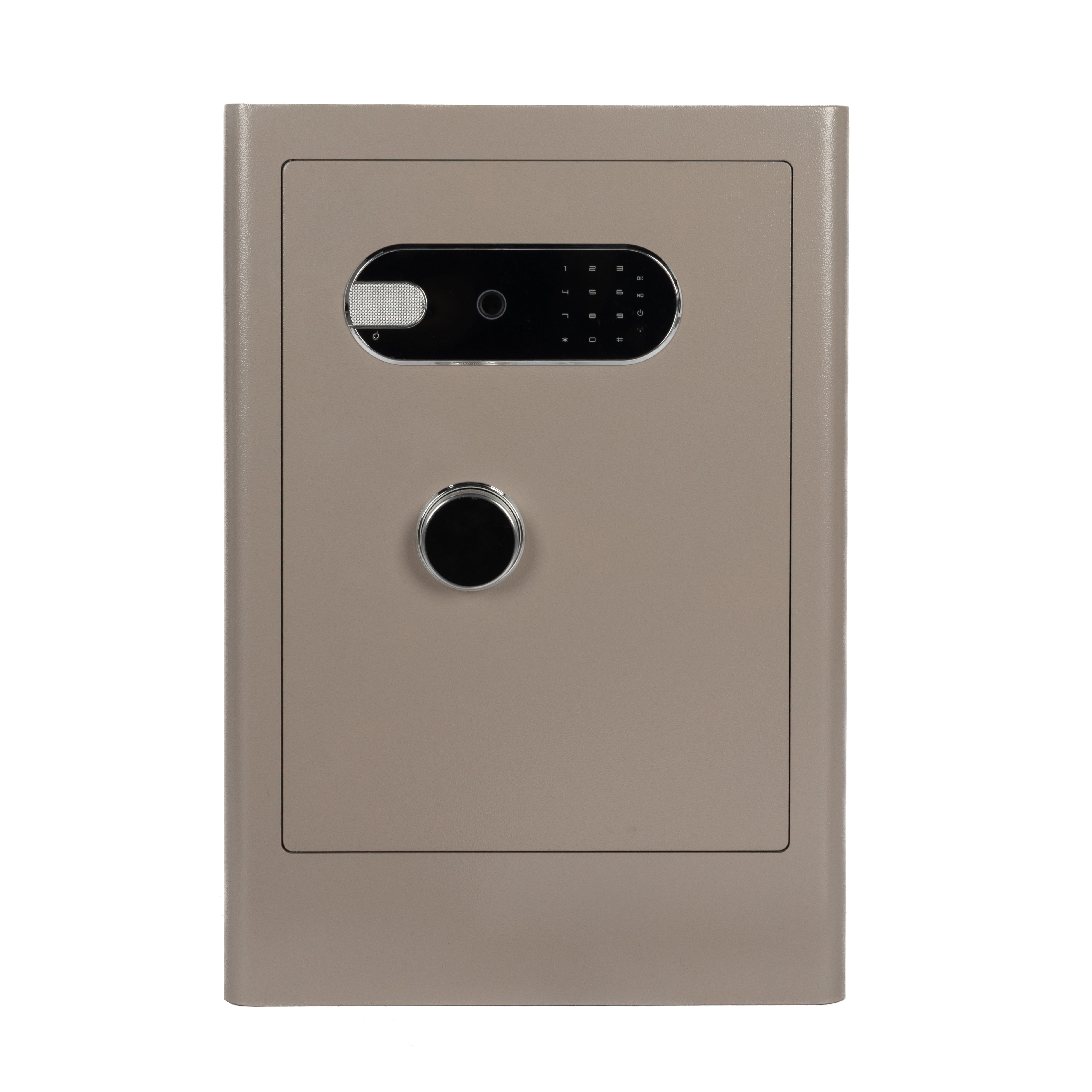 3.38 Cu Biometric Home Safe Box with Fingerprint Lock Dual Alarm and LED Light