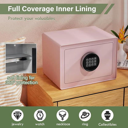 1.2 Cu.Ft Digital Jewelry Safe Box with Keypad, Steel