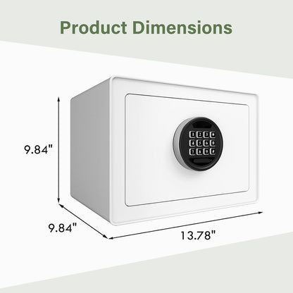 1.2 Cu.Ft Digital Jewelry Safe Box with Keypad, Steel