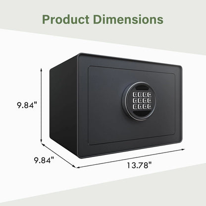 1.2 Cu.Ft Digital Jewelry Safe Box with Keypad, Steel