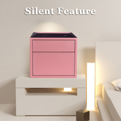 2 Drawers Smart Jewelry Safe Box with Fingerprint, Bluetooth & Auto Open