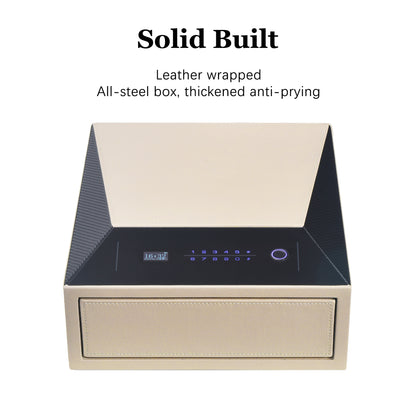 Smart Jewelry Safe Box with Fingerprint, Bluetooth & Auto Open