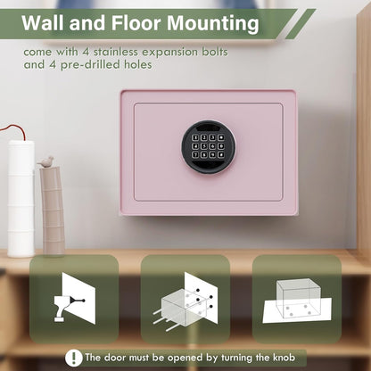 1.2 Cu.Ft Digital Jewelry Safe Box with Keypad, Steel